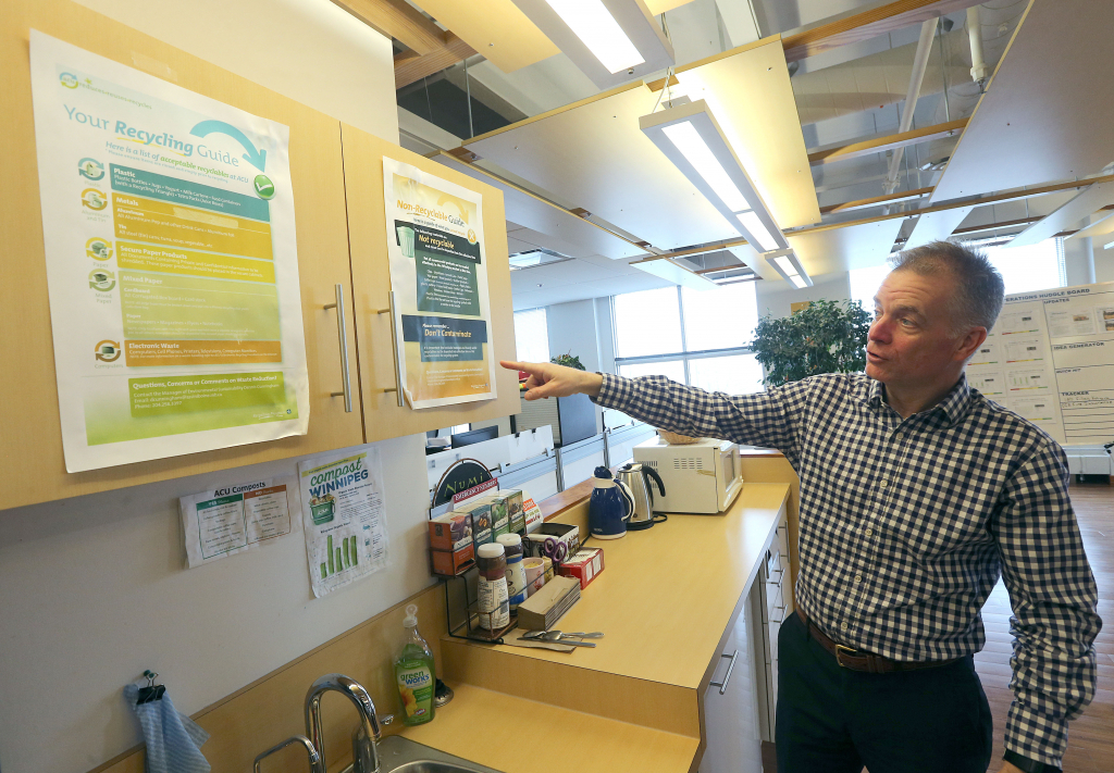 Dennis Cunningham at ACU — Waste reduction program and office compost
