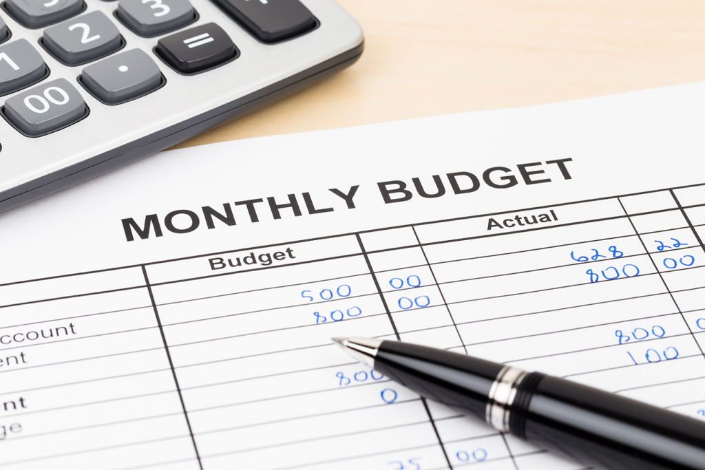 Make a monthly budget - secret budget tips