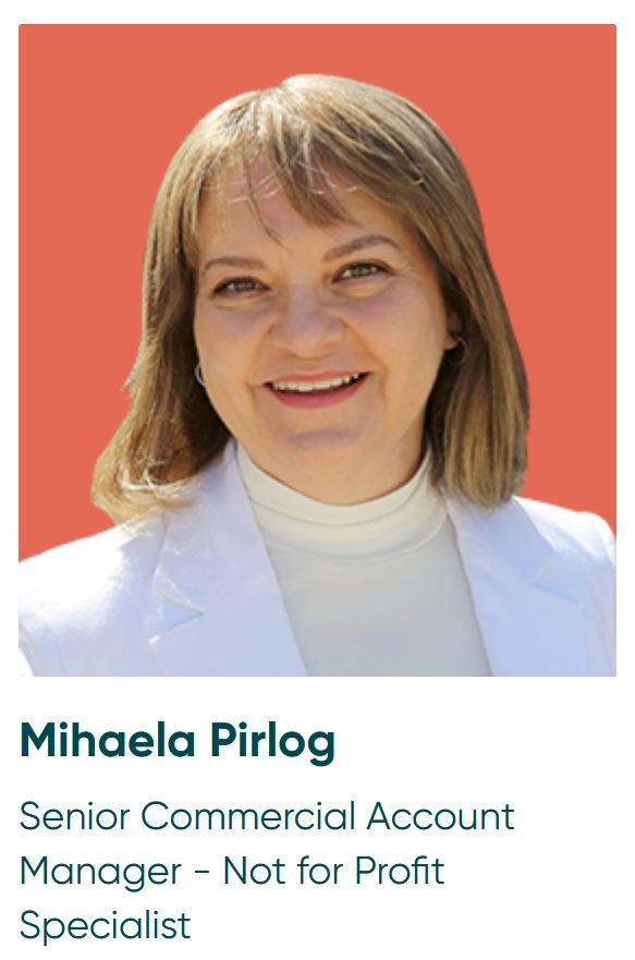 Mihaela Pirlog - Senior Commercial Account Manager, Not for Profit Specialist
