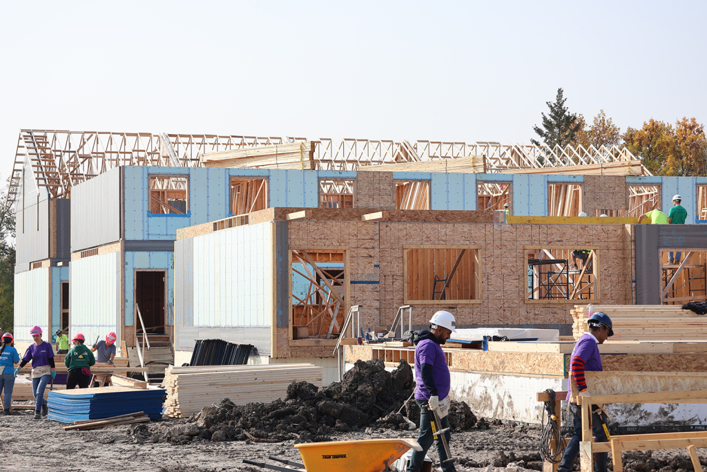 Habitat for Humanity's new build at Pandora Ave. West in Winnipeg