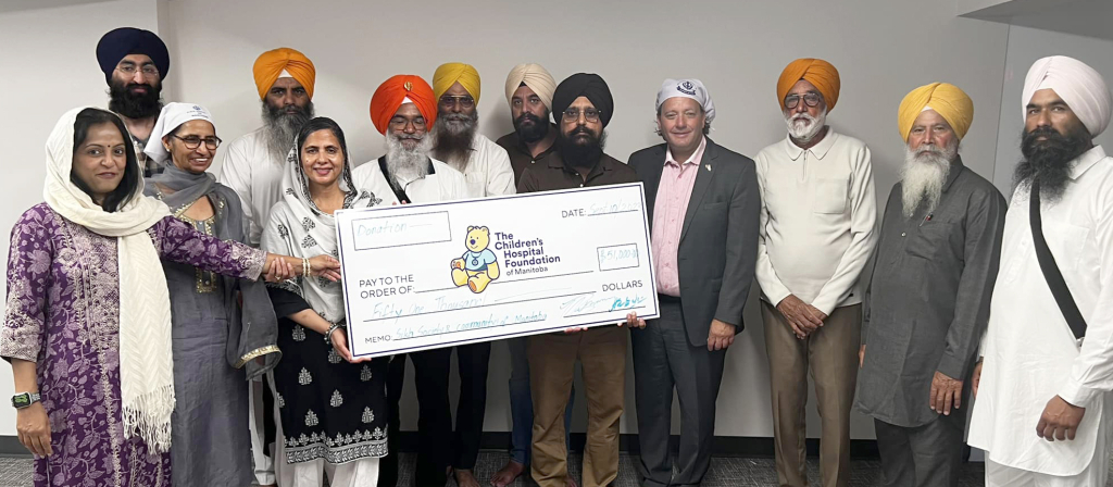 ACU's Business Financial Centre helped The Sikh Society raise funds for the Children's Hospital Foundation