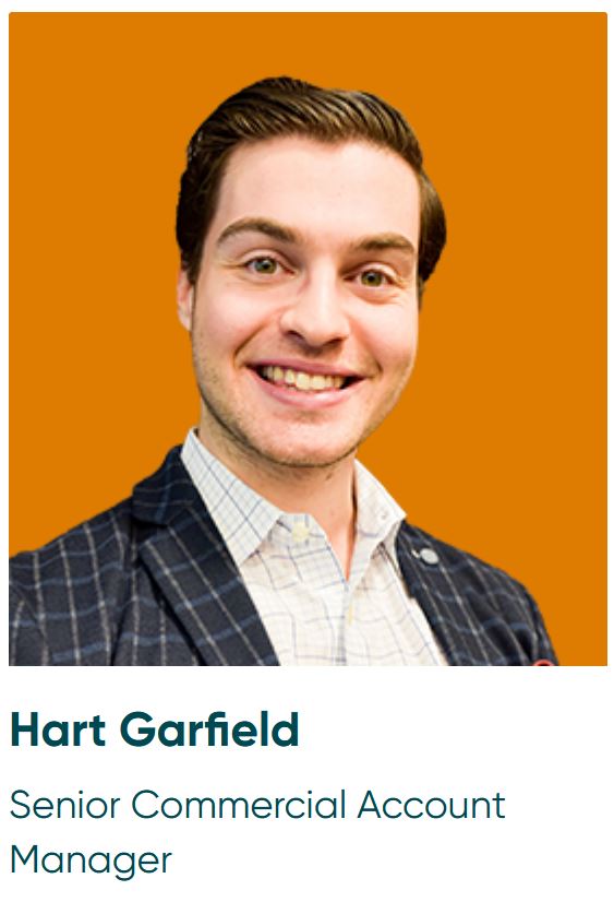 Hart Garfield, Senior Commercial Account Manager